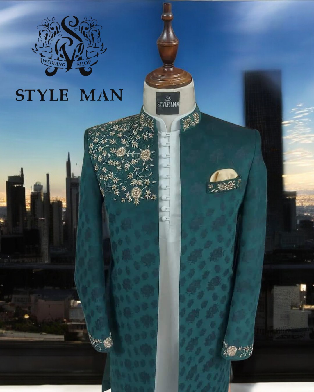 zardosi work  sherwani